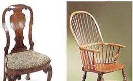 Более компактные и легкие кресла в стиле королевы Анны