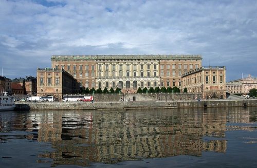 фасады Королевского дворца в Стокгольме