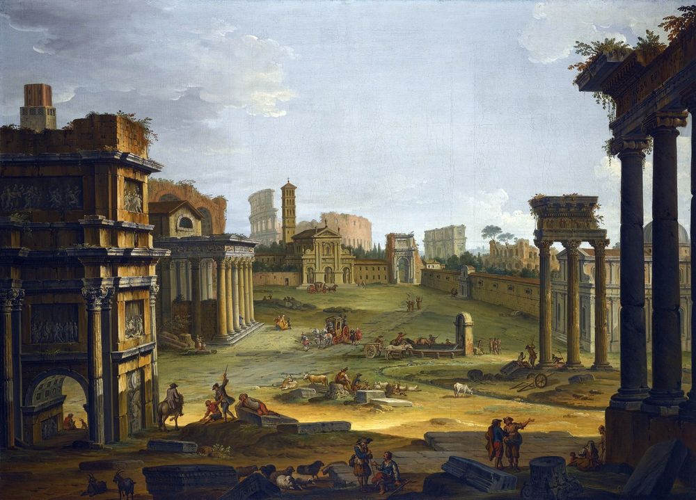 Римский форум в XVI веке