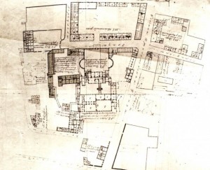 План усадьбы Пречистенского дворца